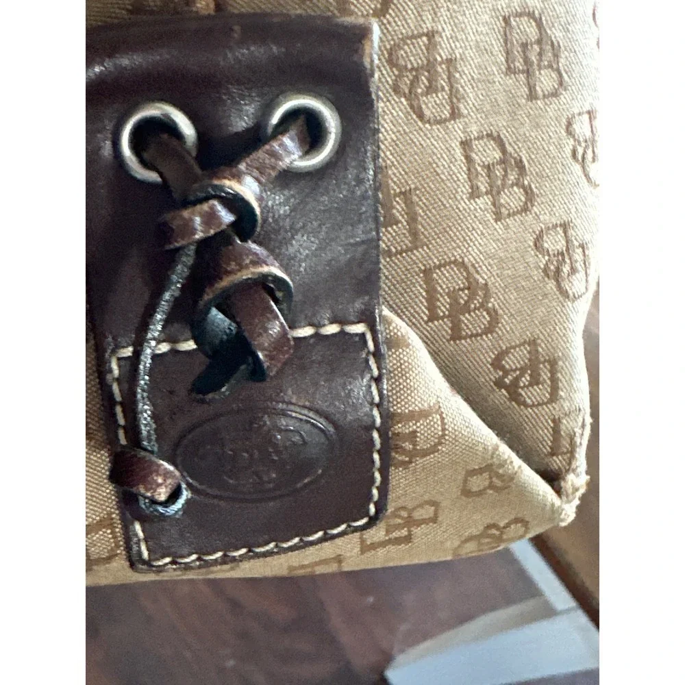 Dooney Bourke All Weather Leather Monogram Tote Bag